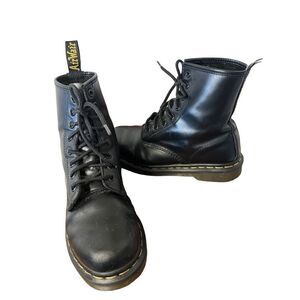 Dr Doc Martens Womens 7 Mens 6 Pascal Virginia 8-Eye Hipster Boot Black AirWair